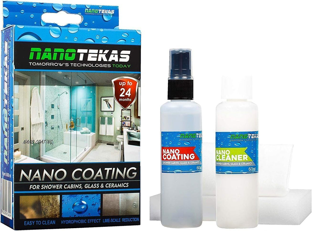 Nano-Beschichtung für Dusche, für Glas und Keramik, wasserabweisender Schutz