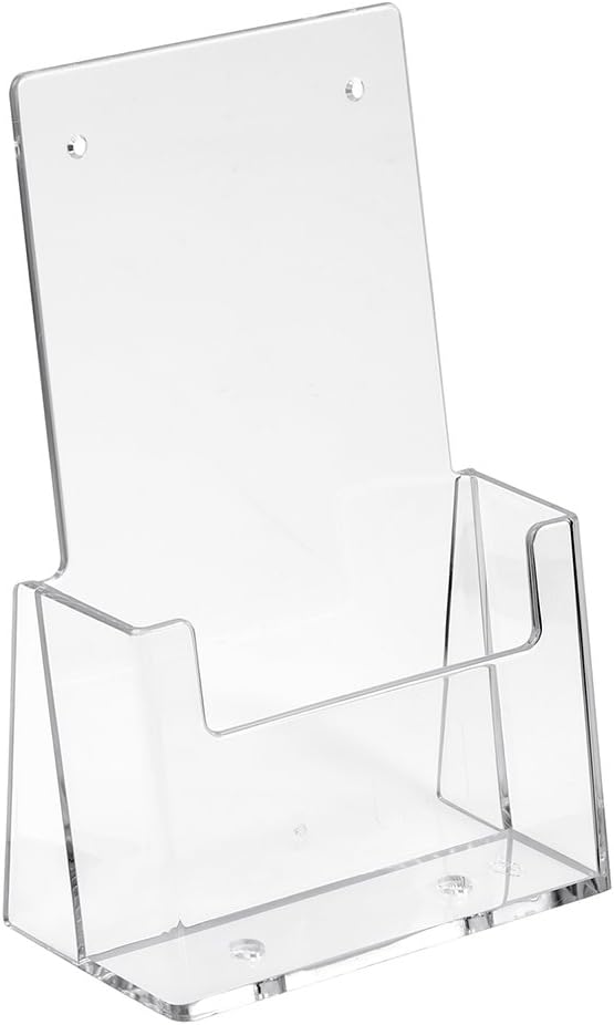 Zeigis 10 Stück DIN Lang Prospekthalter/Prospektständer/Flyerhalter/Flyerständer im Hochformat