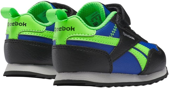Reebok Unisex Kinder Royal Classic Jogger 3 Sneaker 20 EU Core Black Vector Blue Solar Lime, 20 EU C