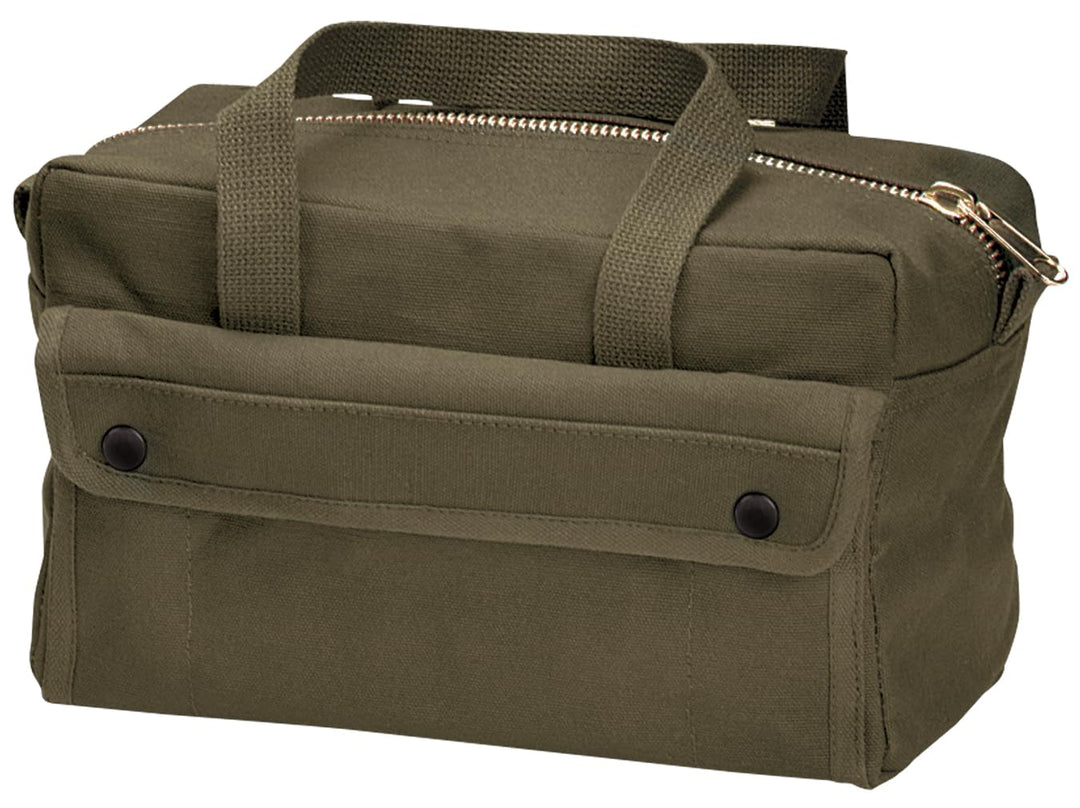 ROTHCO Mechanics Tool Bag W/Brass Zipper, Olive Drab Braunoliv, Braunoliv