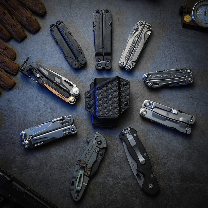 TACTICAL GEEK TGCode G4 Kydex Holster für LEATHERMAN Multitool, mit Einstellbare Spannung, Passend f