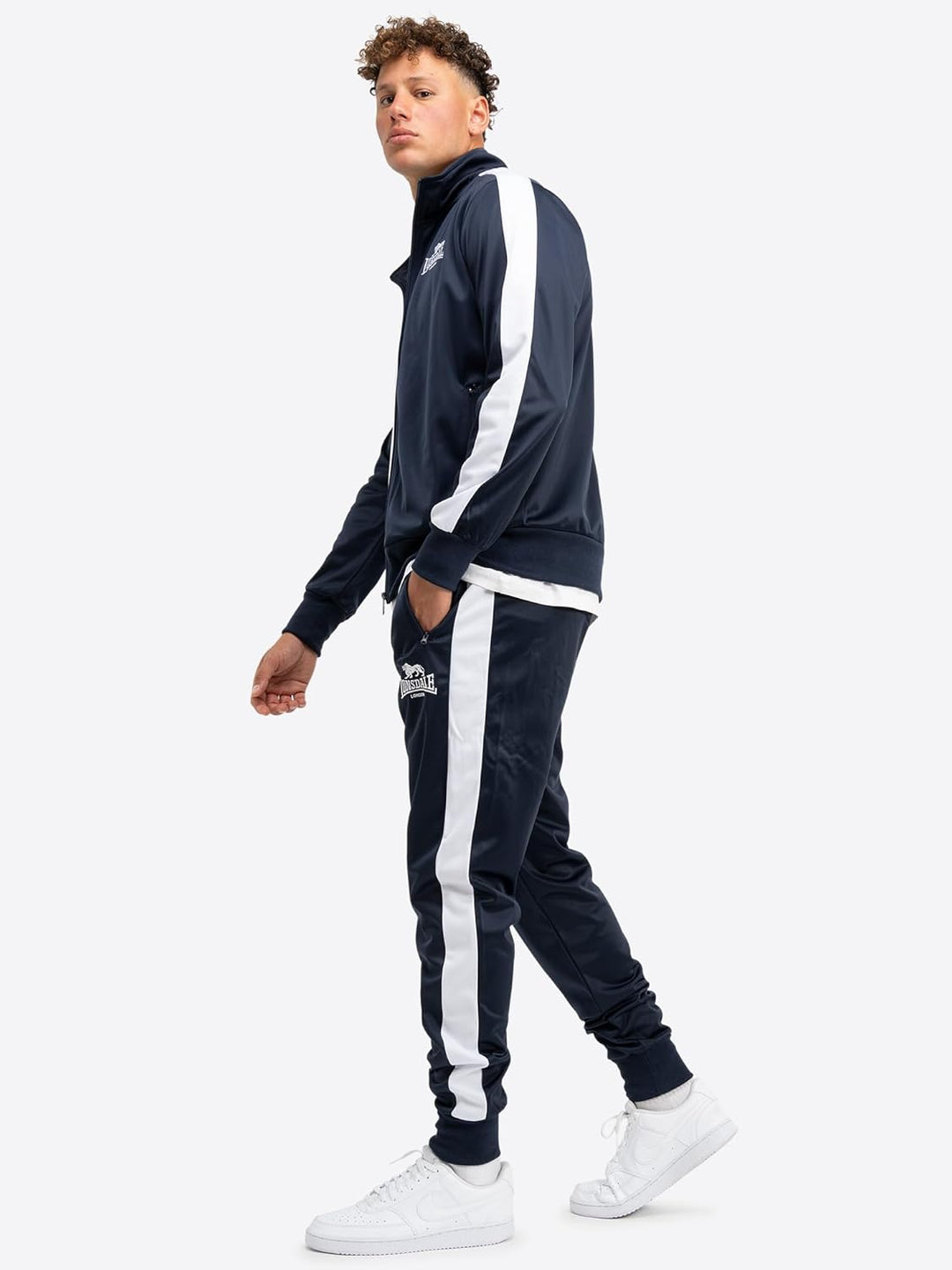 Lonsdale Herren Pember Jogginganzug, Dark Navy