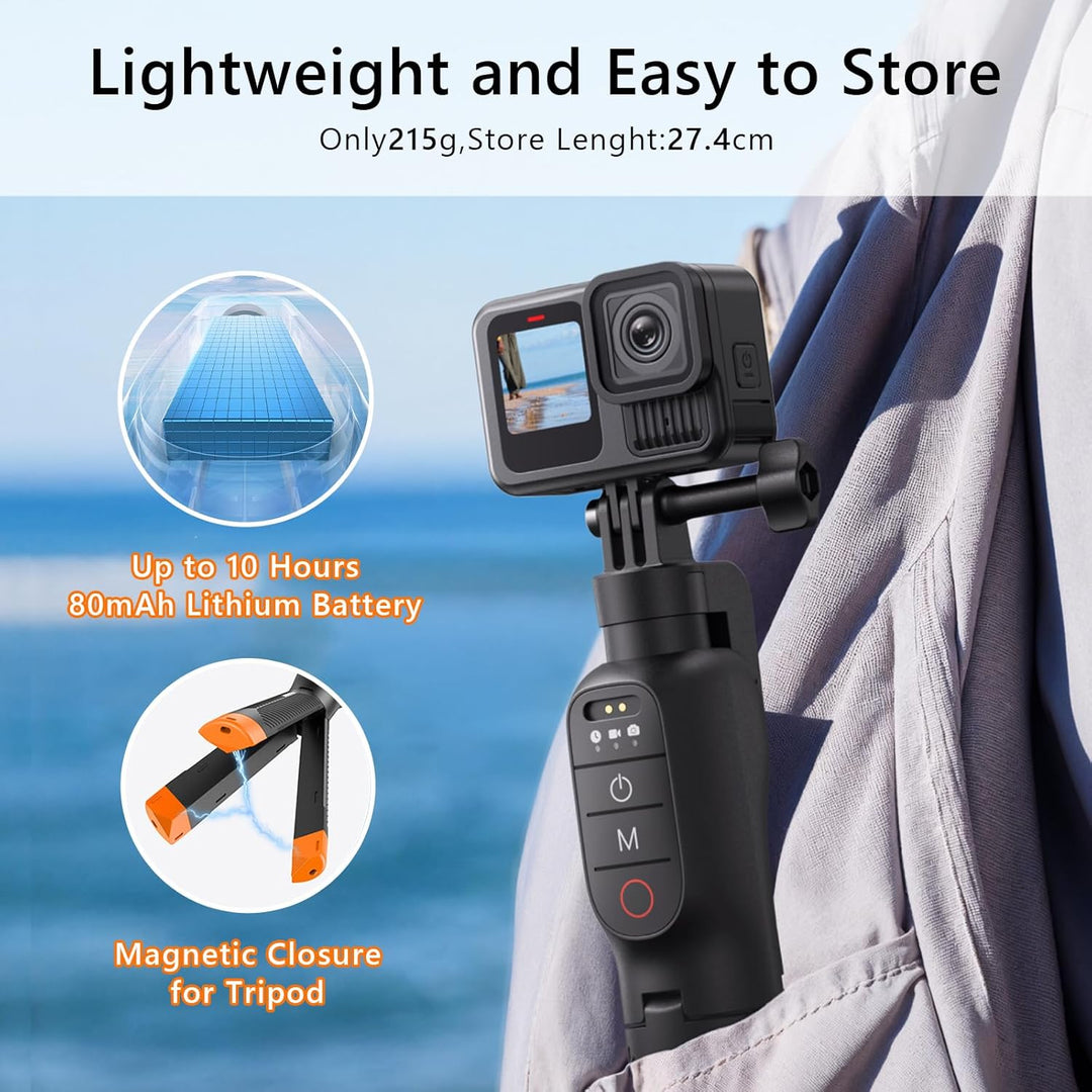 Schwebender Handgriff Selfie Stick Stativ Wasserdicht Ausziehbares Selfie Einbeinstativ Griff mit Bl