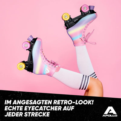 Apollo Disco Roller, Classic Roller | Rollschuhe für Kinder und Erwachsene | grössenverstellbare Qua