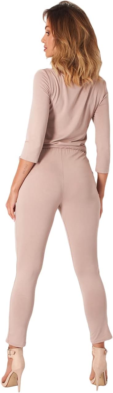 Lemoniade eleganter Jumpsuit mit langen Ärmeln, elegantem Schnitt und ausgefallenen Details M Modell