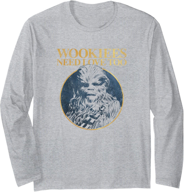 Star Wars Chewbacca Wookiees Need Love Too Langarmshirt