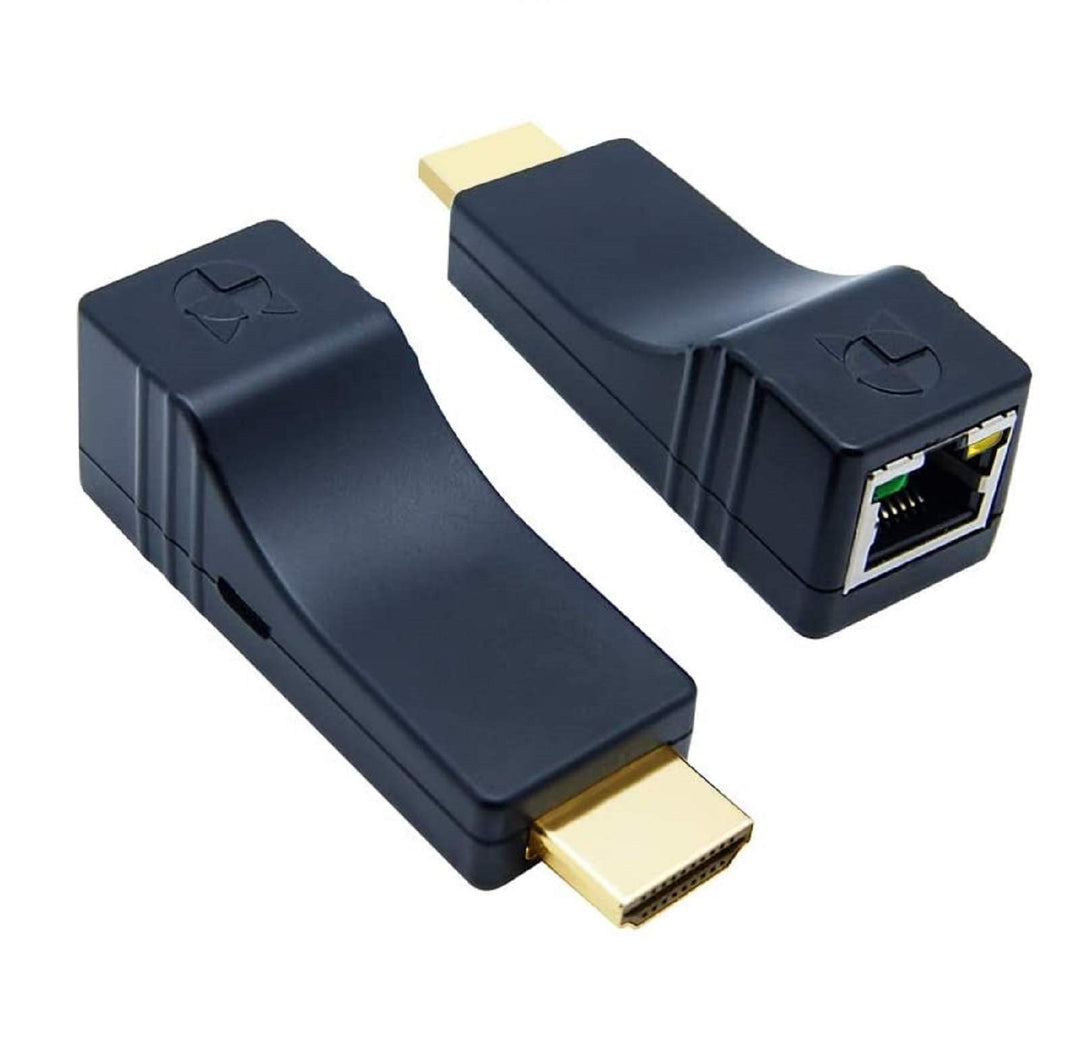 DDMALL 100M HDMI Extender über CAT6/CAT7 Kabel, USB-Betrieben, Einfache Installation, Full HD 1080p,