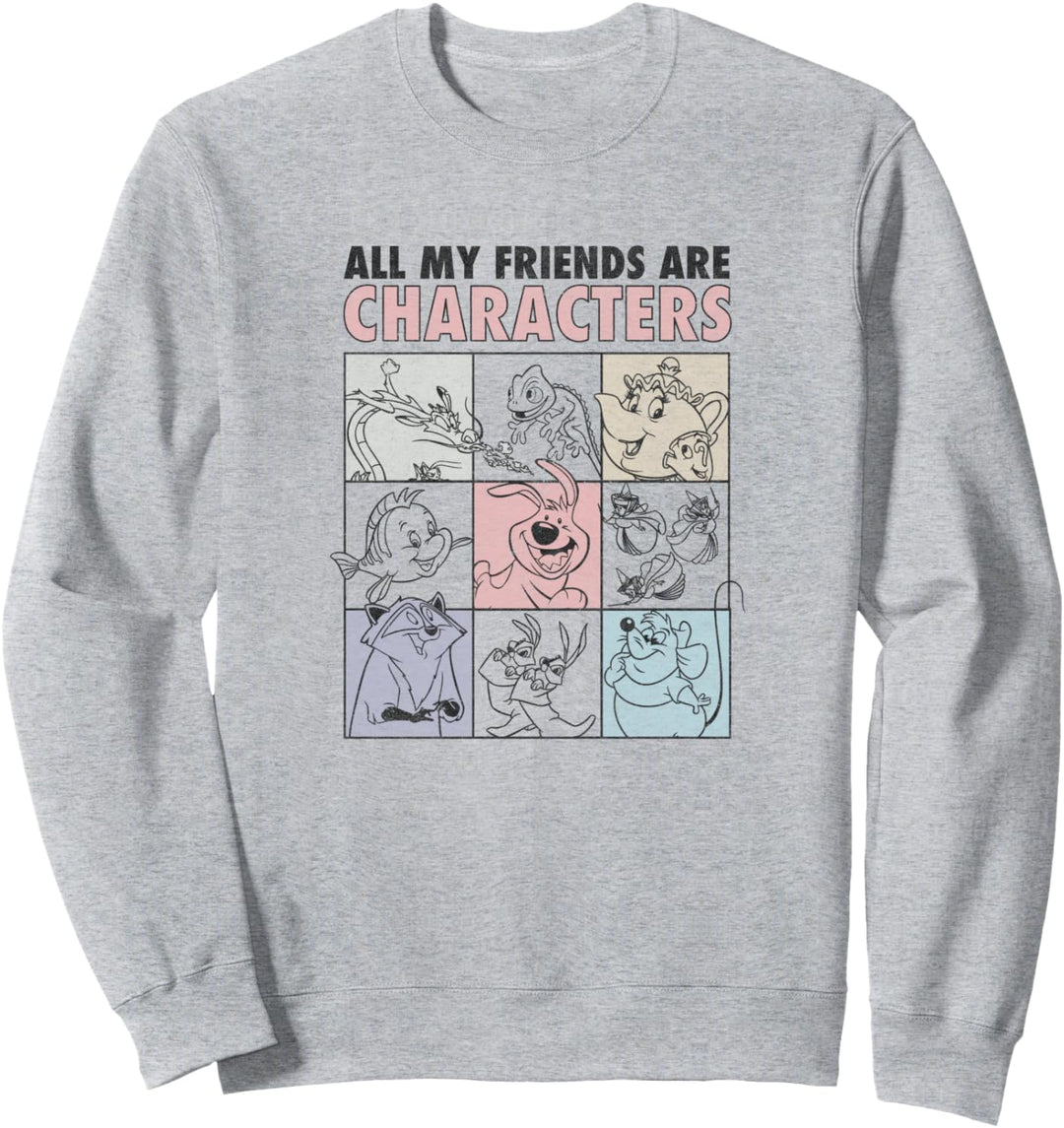 Disney Princess All My Friends Are Characters Sweatshirt