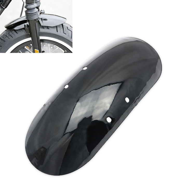 KATUR Motorcycle Short 13 5/8 "Frontfender Schwarz für Harley Davidson 48 Achtundvierzig XL1200X 201