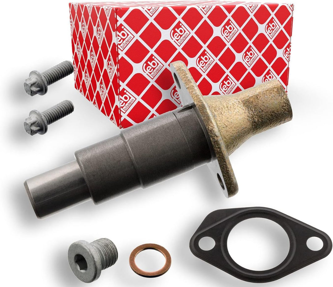febi bilstein 100410 Kettenspanner für Steuerkette, mit Gehäuse und Anbaumaterial , 1 Stück