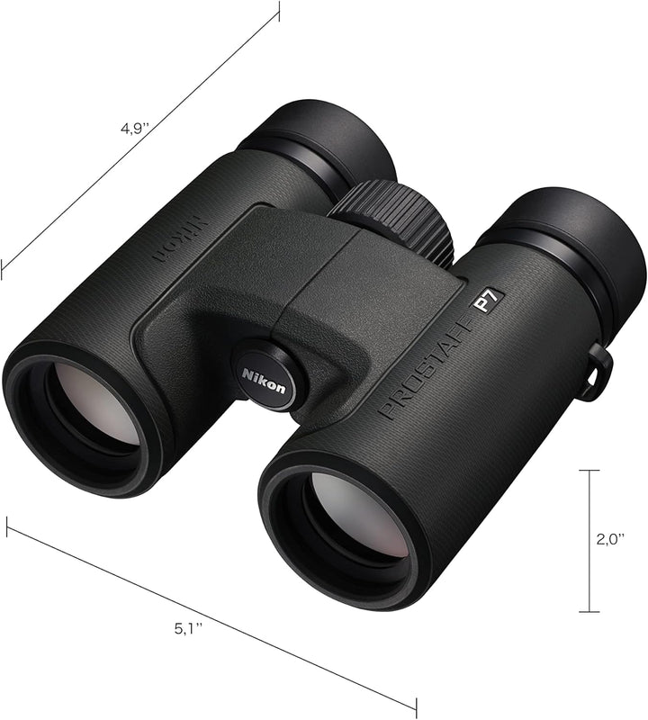 Nikon Prostaff P7 10x30 Fernglas, wasserdicht, beschlagfrei, gummierte Aussenseite, kompaktes Ferngl