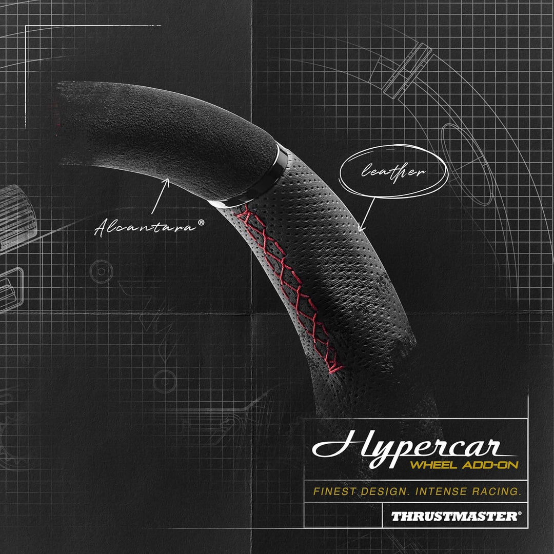 Thrustmaster Hypercar Wheel Add-On, Premium-Lenkrad, Für PC und Konsolen