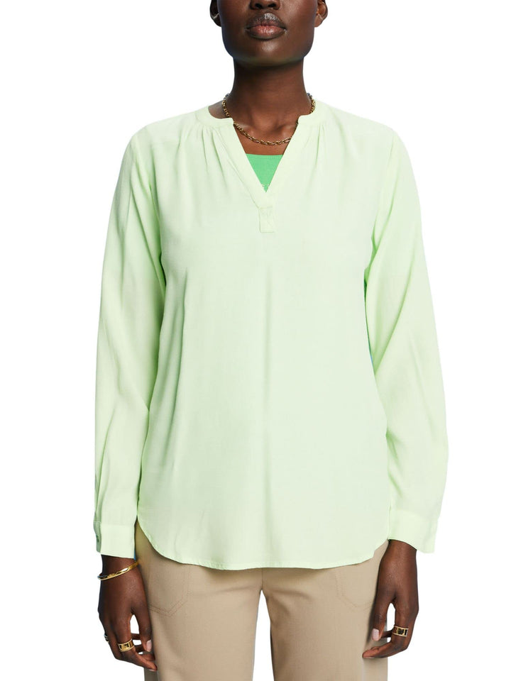 ESPRIT Damen 023ee1f316 Bluse M 320/Citrus Green, M 320/Citrus Green