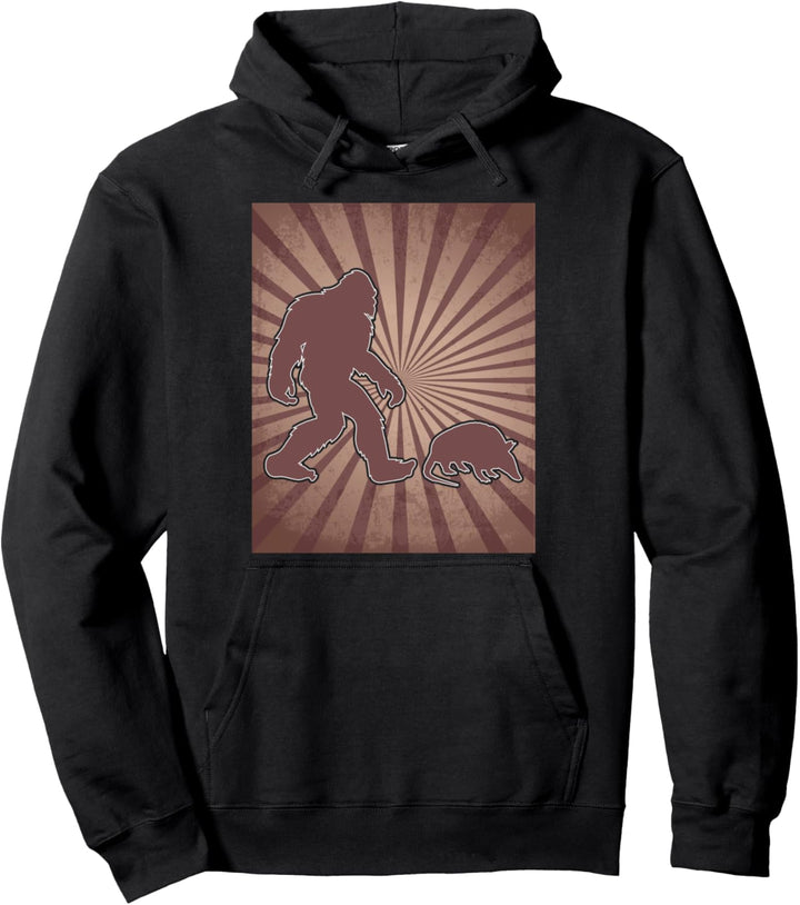Vintage Bigfoot Gürteltier Geschenk Gürteltier Pullover Hoodie