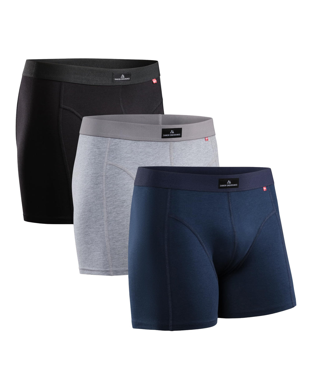 DANISH ENDURANCE 3er &amp; 10er Pack Boxershorts Herren, Weiche Baumwolle Unterhosen Männer, Unterwäsche