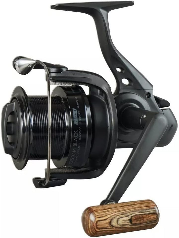 Okuma Custom Black CB-60 CB-80 Karpfen Waller Angelrolle inklusive Ersatzspule