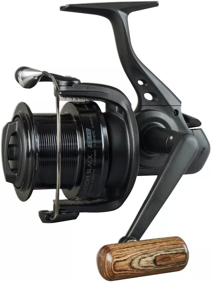 Okuma Custom Black CB-60 CB-80 Karpfen Waller Angelrolle inklusive Ersatzspule