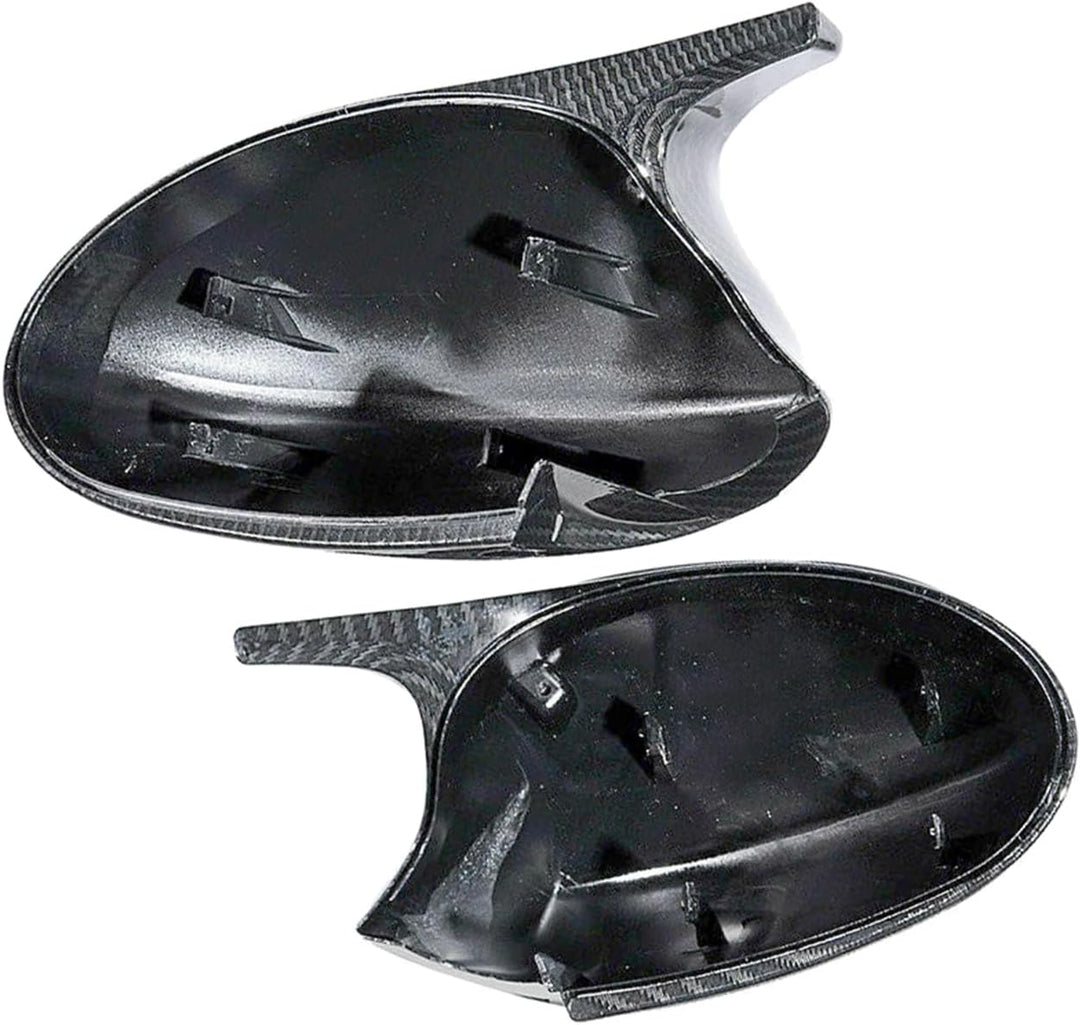 KYYET Karbonfaser-Seitenspiegel-Abdeckkappen, kompatibel mit E90 E91 E92 E93 PRE-LCI M3 Stil Karbonf