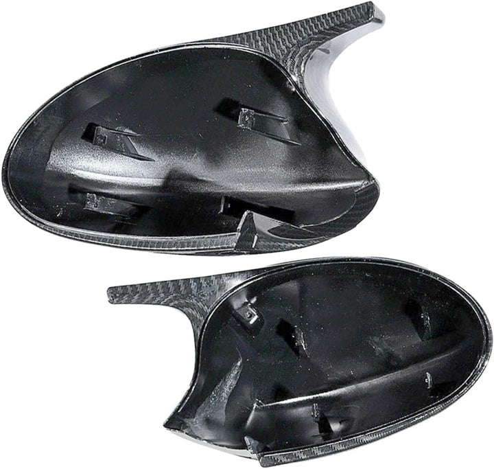 KYYET Karbonfaser-Seitenspiegel-Abdeckkappen, kompatibel mit E90 E91 E92 E93 PRE-LCI M3 Stil Karbonf