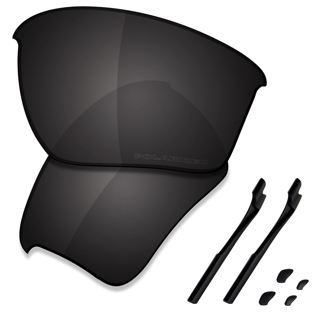 Saucer Premium-Ersatzgläser und Gummi-Kits für Oakley Half Jacket 2.0 XL High Definition - Carbon Bl