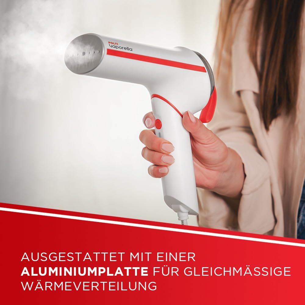 Polti Vaporella Vertical Styler GSM50, Tragbarer Dampfglätter mit Klappgriff, 30 Sek. Aufheizzeit, F