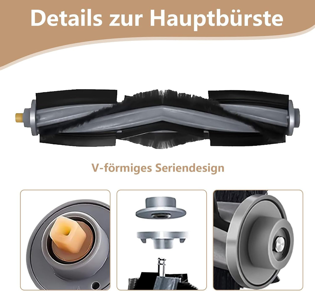 Yivy 26 Stück Zubehör für Ecovacs DEEBOT T10 Plus Staubsauger, T10 Plus Ersatzteile, T10+ zubehör-ki