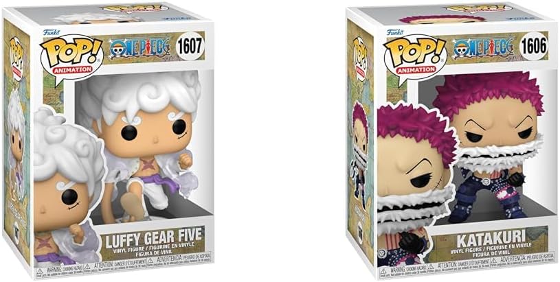 Funko POP! Animation: One Piece S8 - Monkey D. Luffy & POP! Animation: One Piece S8 - Katakuri - Vin