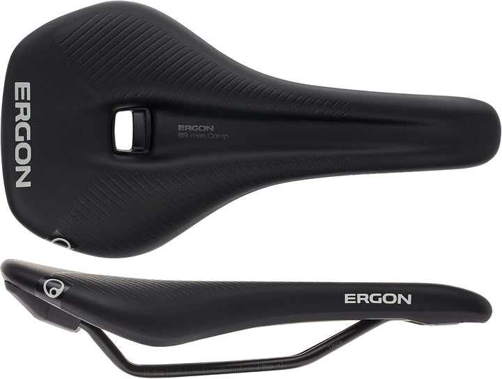 Ergon Herren Sr Comp Homme Fahrradsattel S/M Schwarz, S/M Schwarz