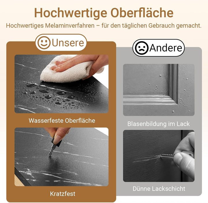 SoBuy Schuhschrank schmal schuhkipper – platzsparendes Schuhregal mit Klappen für Flur &amp; Kommode – m