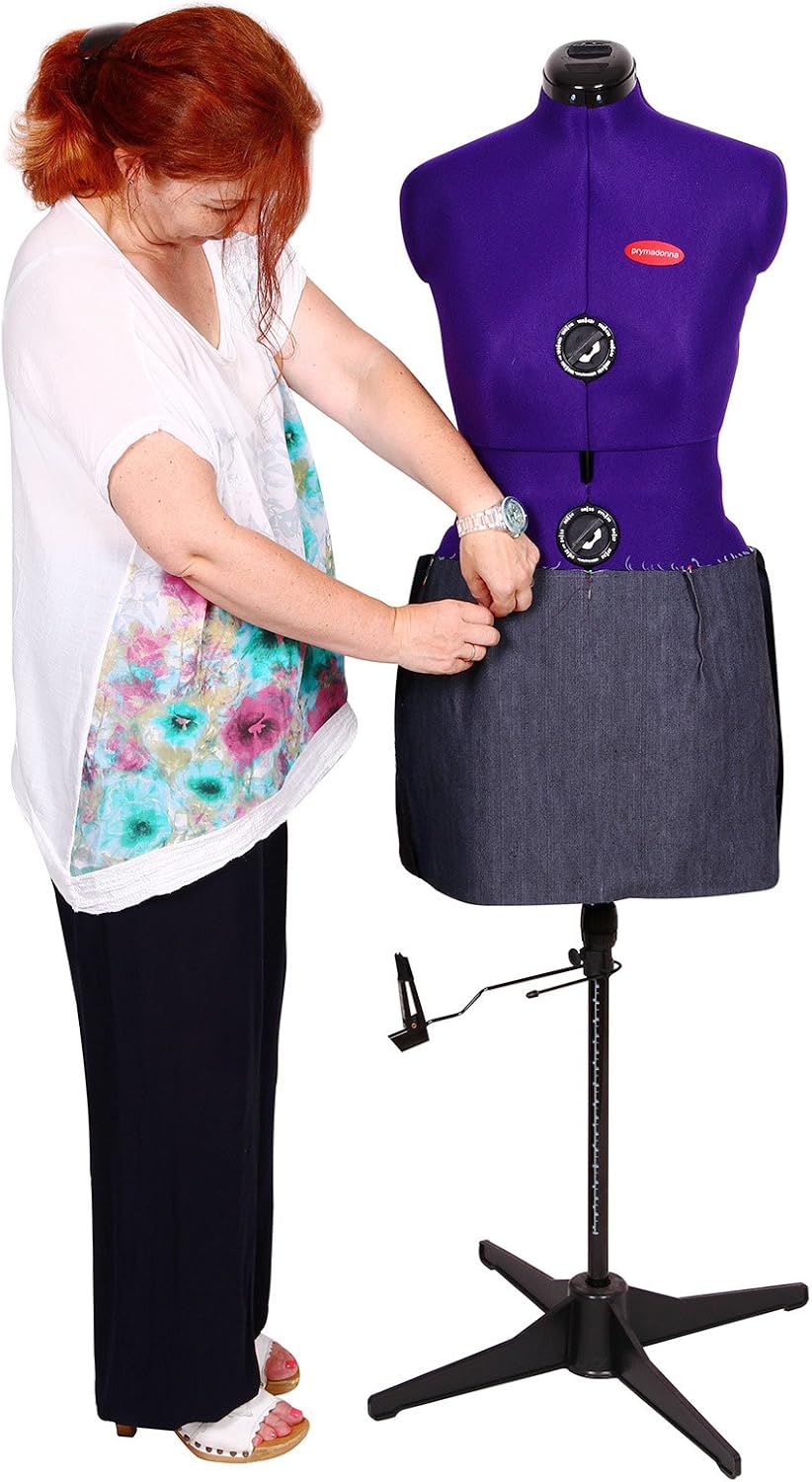 Prym 611757 Prymadonna Schneiderbüste, L, 8-teilig L Violett, L Violett