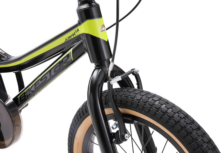 BIKESTAR Kinder Fahrrad Aluminium Mountainbike mit V-Bremse für Mädchen und Jungen ab 4-5 Jahre | 16