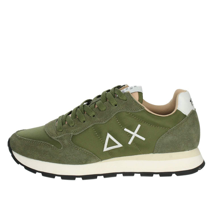 SUN68 Herren Tom SOLID Nylon Sneaker 44 EU Grün, 44 EU Grün
