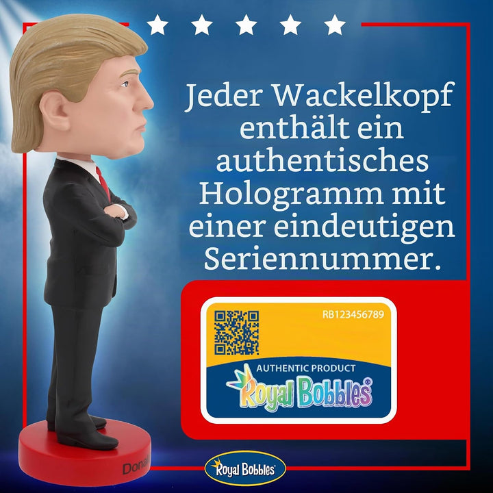 Royal Bobbles - Wackelkopffigur Donald Trump