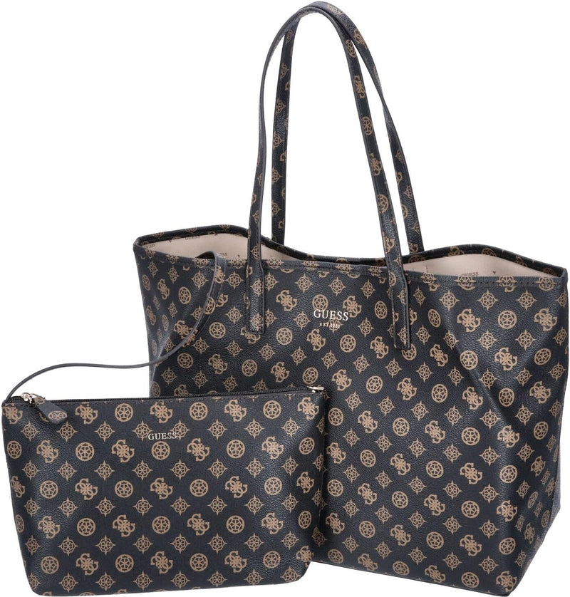 GUESS Women Vikky Large Tote Bag, braun