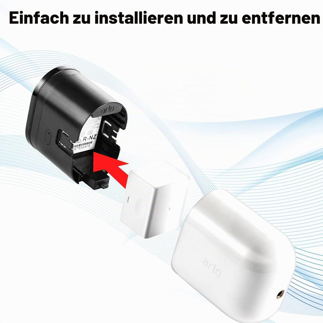Rapthor Upgraded Ersatzbatterien Kompatibel mit Arlo Pro 4/Pro 3/Ultra/Ultra 2 drahtlosen Sicherheit