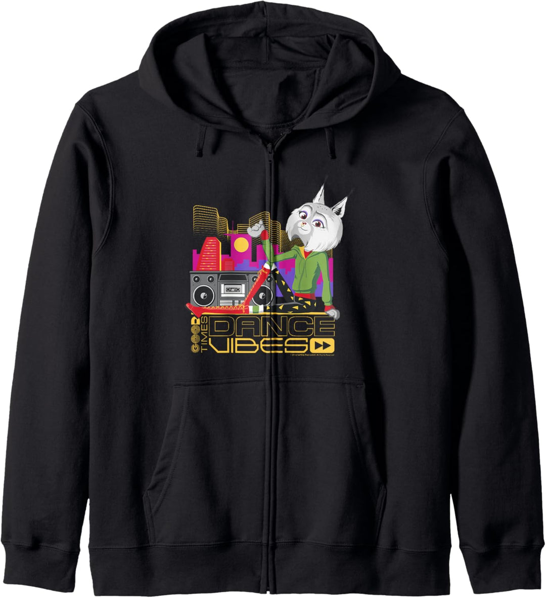 Sing 2 Nooshy Retro City Poster Kapuzenjacke