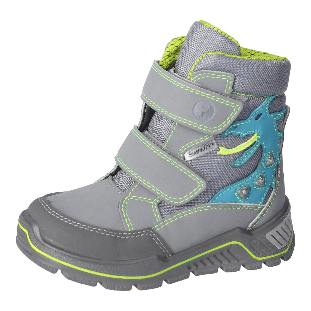 RICOSTA Jungen Stiefel GRISU, Kinder Boots, Weite: Weit, lose Einlage, Sympatex, Blinklicht 28 EU We