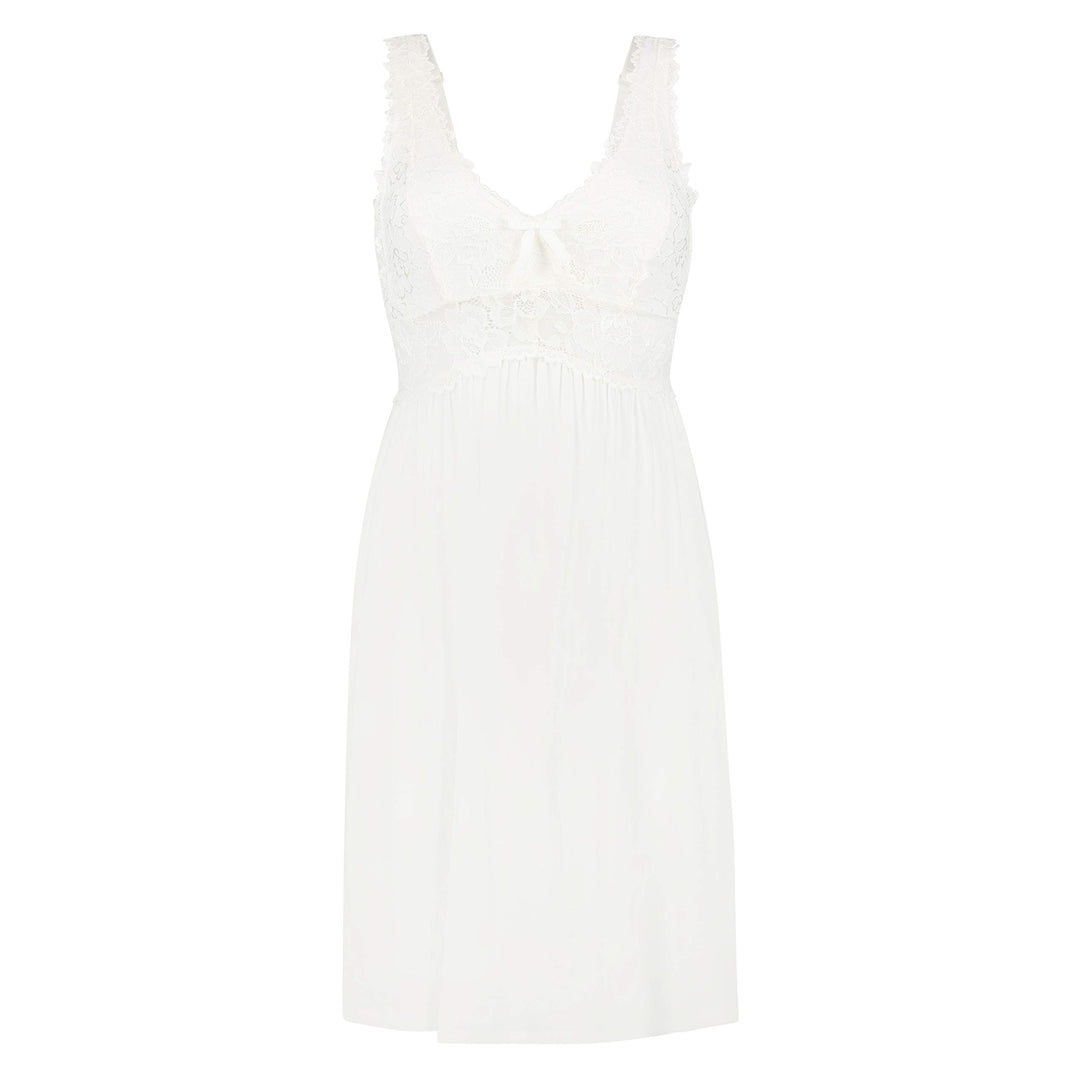 Hunkemöller Slipdress Nora Lace XS Snow White, XS Snow White