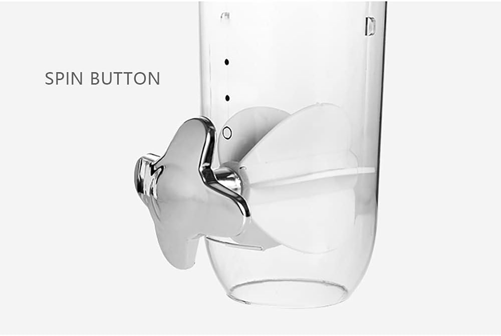 Müslispender, Müslidosenspender, doppelter trockener Müslispender für die Wandmontage, praktische Au