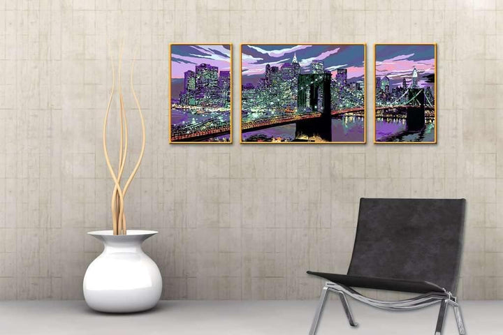 Ravensburger Malen nach Zahlen 28951 - Skyline von New York - Für Erwachsene und Kinder ab 14 Jahren