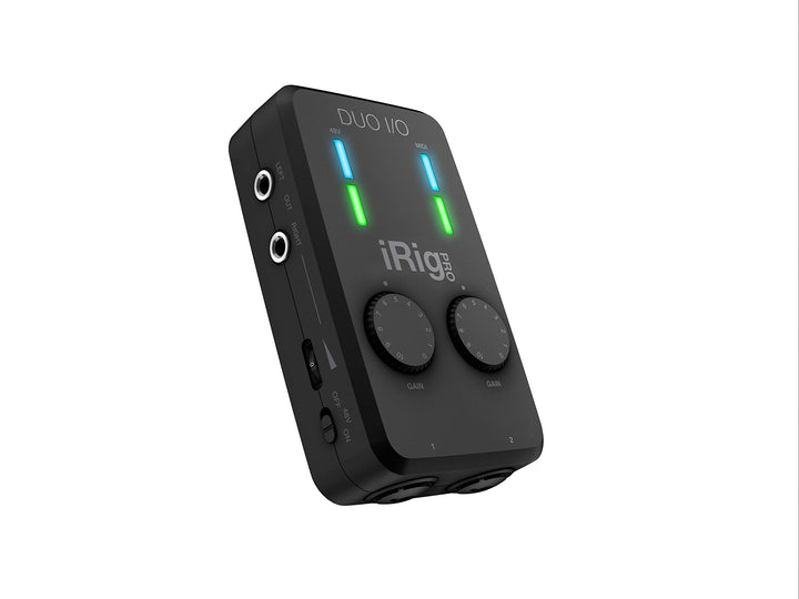 IK MUltimedia iRig Pro Duo I/O - Universelles Zweikanal-Audio-/MIDI-Interface für iPhone, iPad, Andr