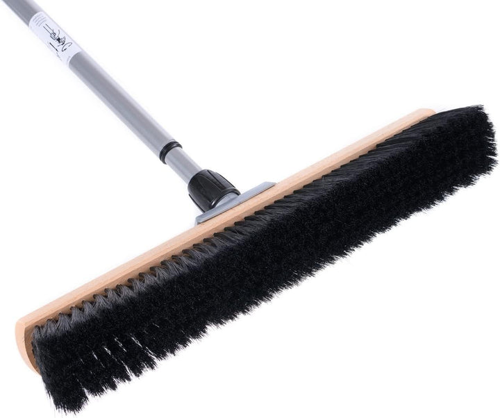 BawiTec Profi Kehrbesen Set Kehrset XL Besen 60cm Saalbesen #0715 inkl. Metall-Teleskopstiel verstel