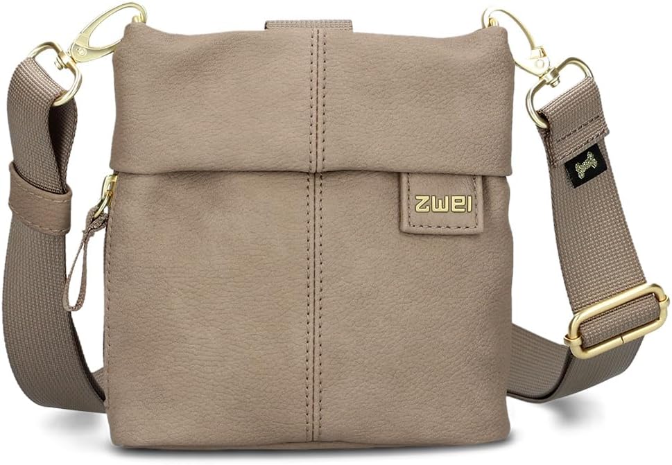Zwei Hunde Leckerlibeutel Leo LET40 aus Kunstleder – Futtertasche für Hundetraining & Gassi gehen, K