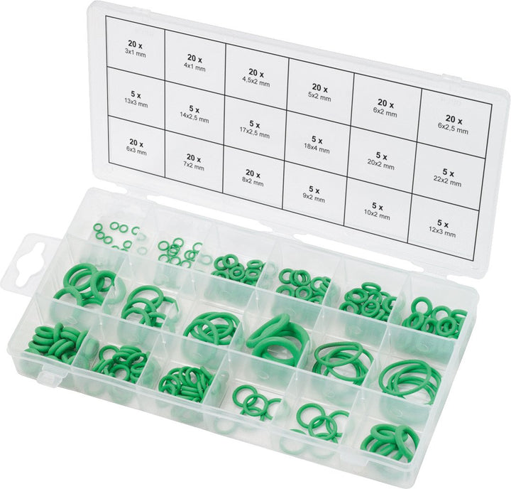 KS Tools 970.0260 Sortiment O-Ringe, HNBR, Innen Ø 3-22mm, 225-tlg.