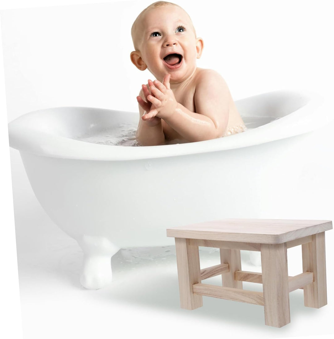 TOPBATHY Holz Hocker Klein Massiv Aus Naturholz Schuhhocker Tritthocker Wechselschuhhocker Für Zuhau