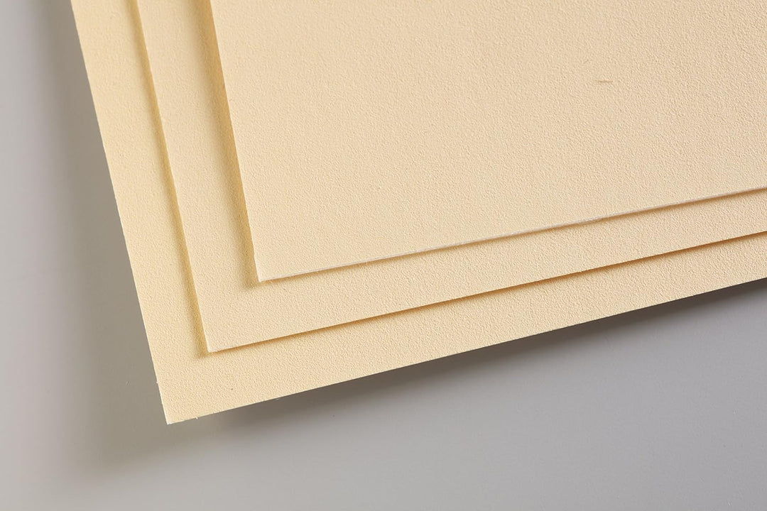 Clairefontaine 96021C Packung (mit 5 Zeichenbögen Pastelmat, 50 x 70 cm, 360 g, ideal für Trockentec