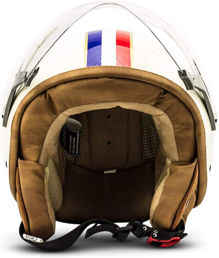 Soxon® SP-325 „Paris“ · Jet-Helm · Motorrad-Helm Roller-Helm Scooter-Helm Moped Mofa-Helm Chopper Re