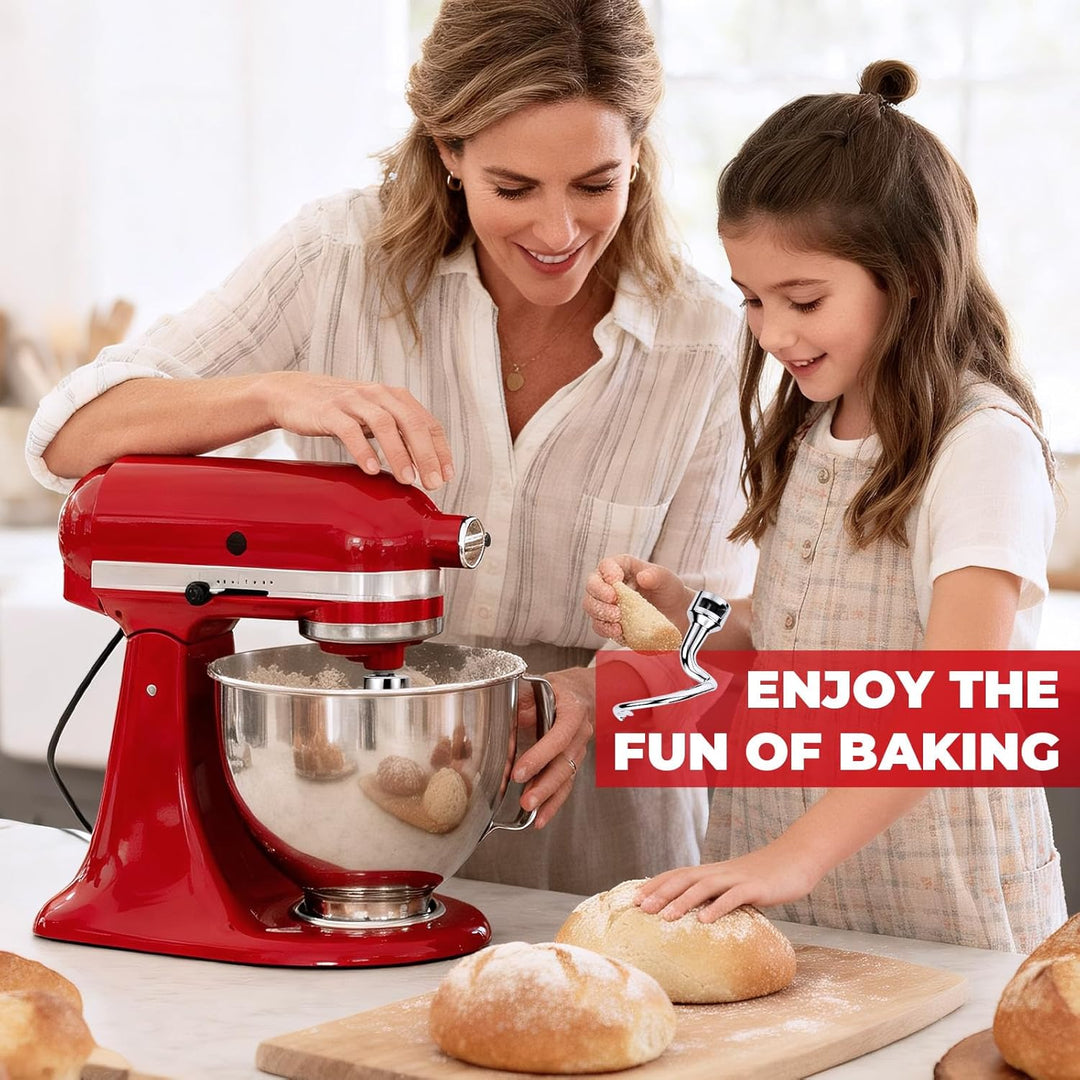 Edelstahl Knethaken für KitchenAid 4,5/5qt Kippkopf K45DH für Knethaken KitchenAid Edelstahl Zubehör