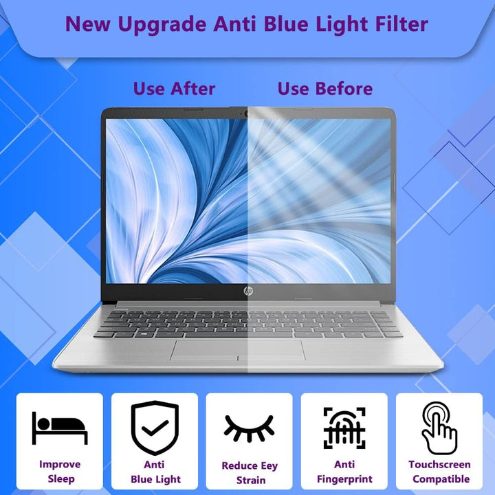 HaruYo Anti Blaulichtfilter für 15.6 Zoll Laptop, Blaulicht blockierende Displayschutzfolie, Anti Bl
