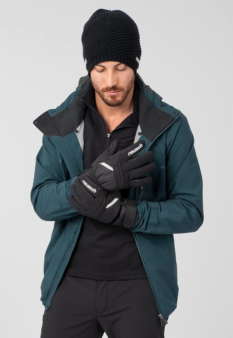 Reusch Herren Bradley R-tex Warmer schwarz / weiss 7.5, schwarz / weiss 7.5